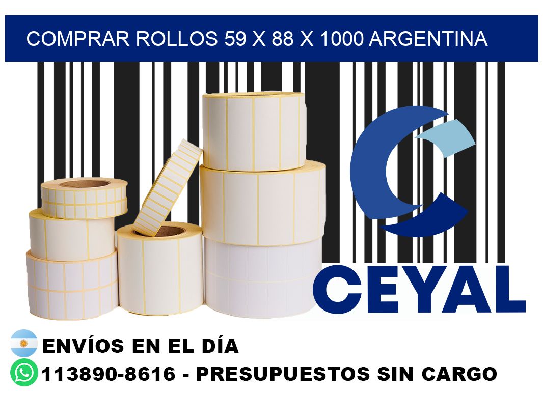 Comprar Rollos 59 x 88 x 1000 argentina