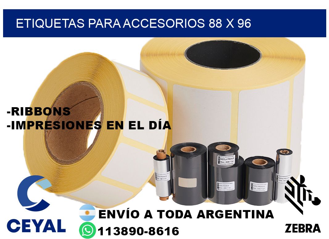 ETIQUETAS PARA ACCESORIOS 88 x 96