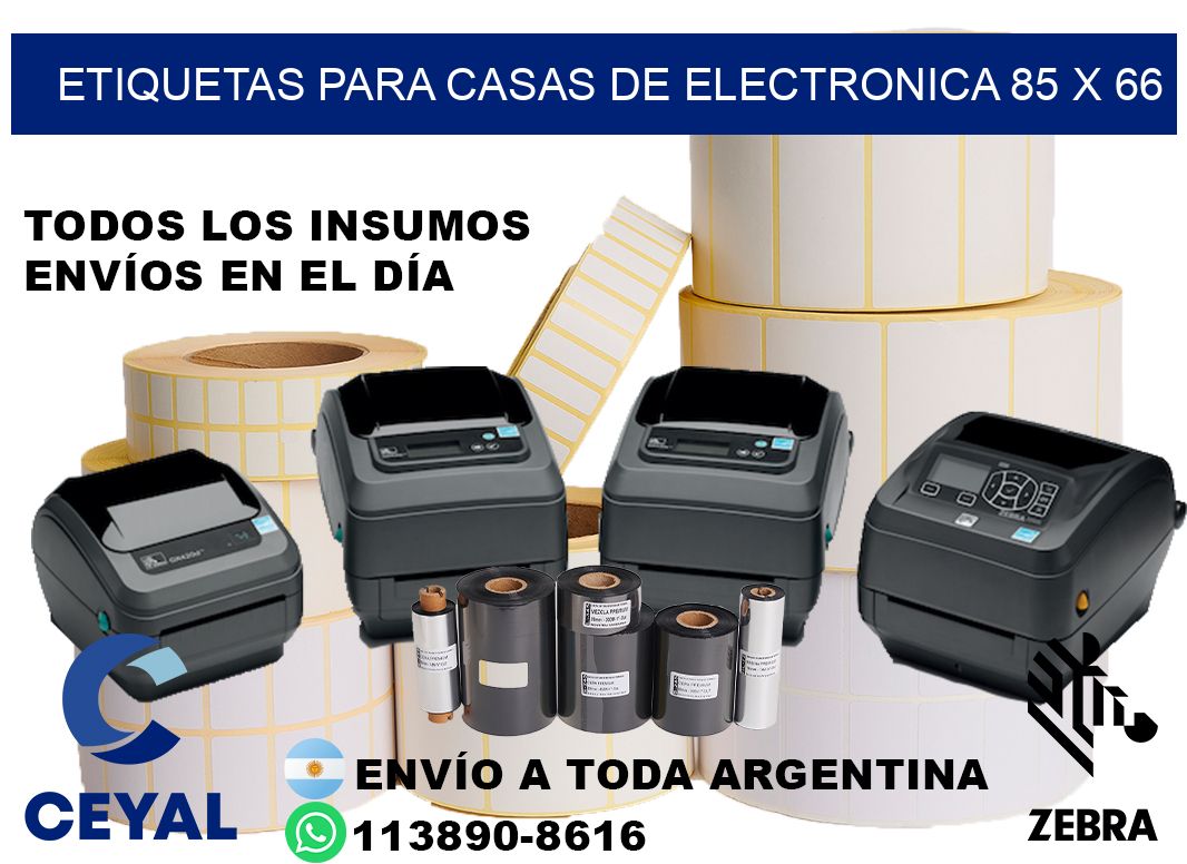 ETIQUETAS PARA CASAS DE ELECTRONICA 85 x 66