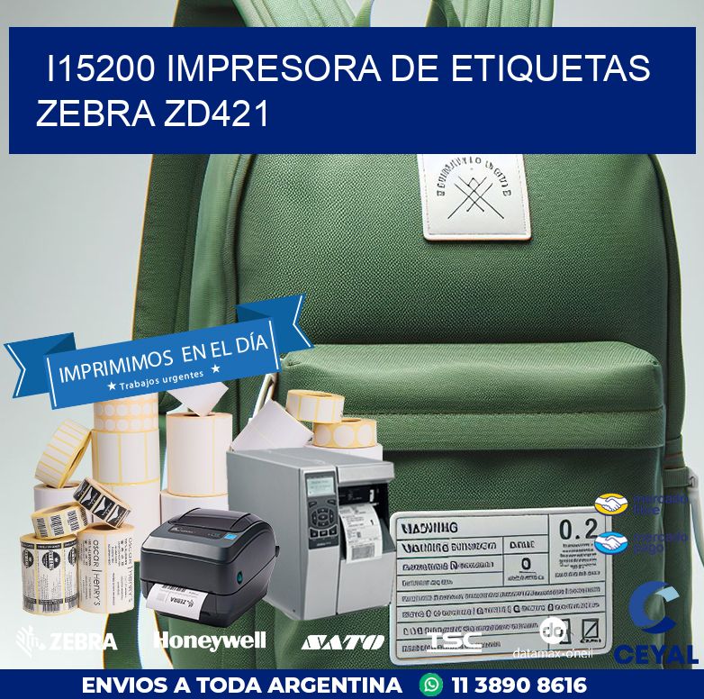 I15200 impresora de etiquetas Zebra ZD421
