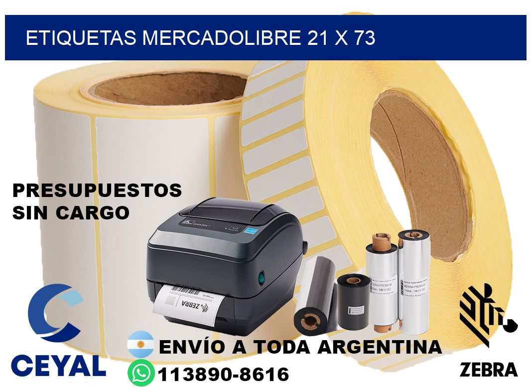 etiquetas mercadolibre 21 x 73