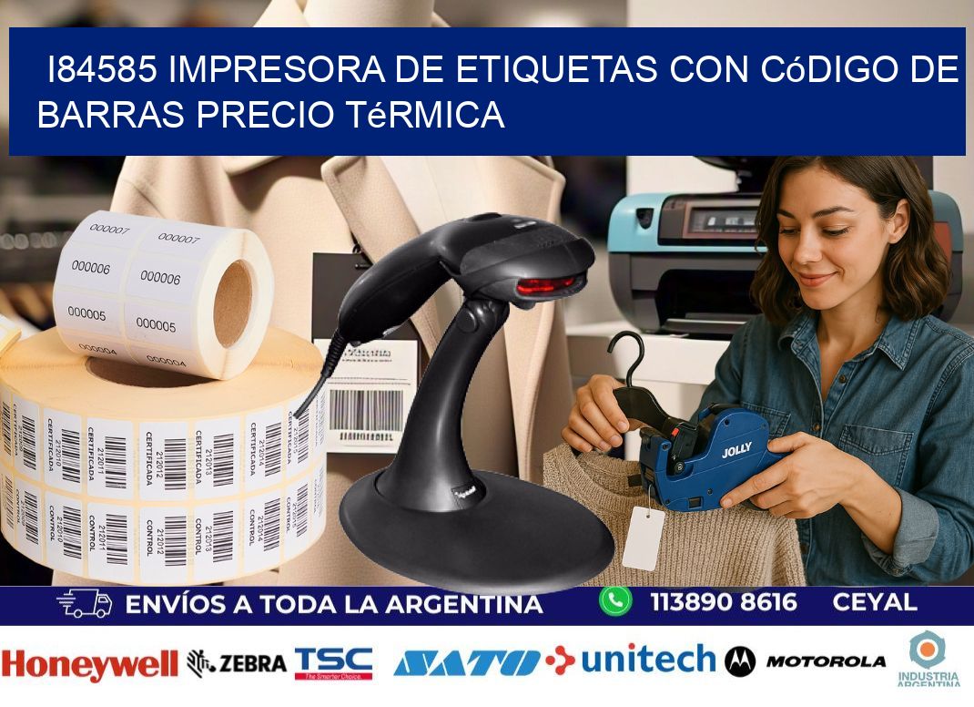 i84585 impresora de etiquetas con código de barras precio térmica