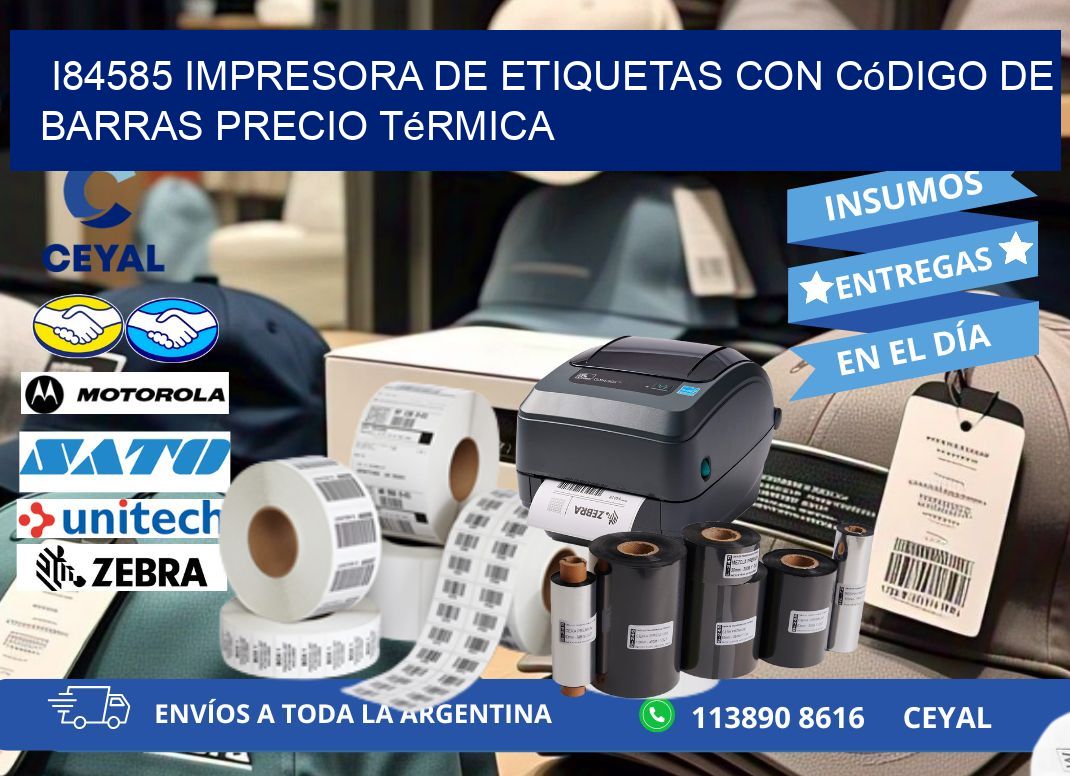 i84585 impresora de etiquetas con código de barras precio térmica