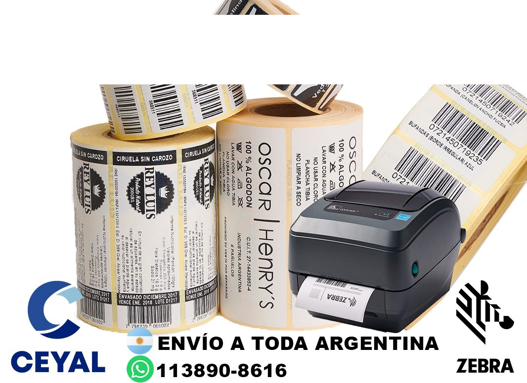 impresoras de etiquetas adhesivas mercadolibre  62 x 98