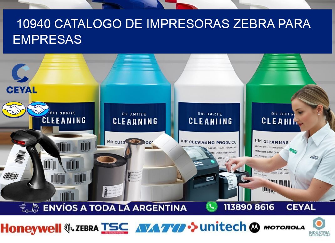 10940 catalogo de impresoras zebra para empresas
