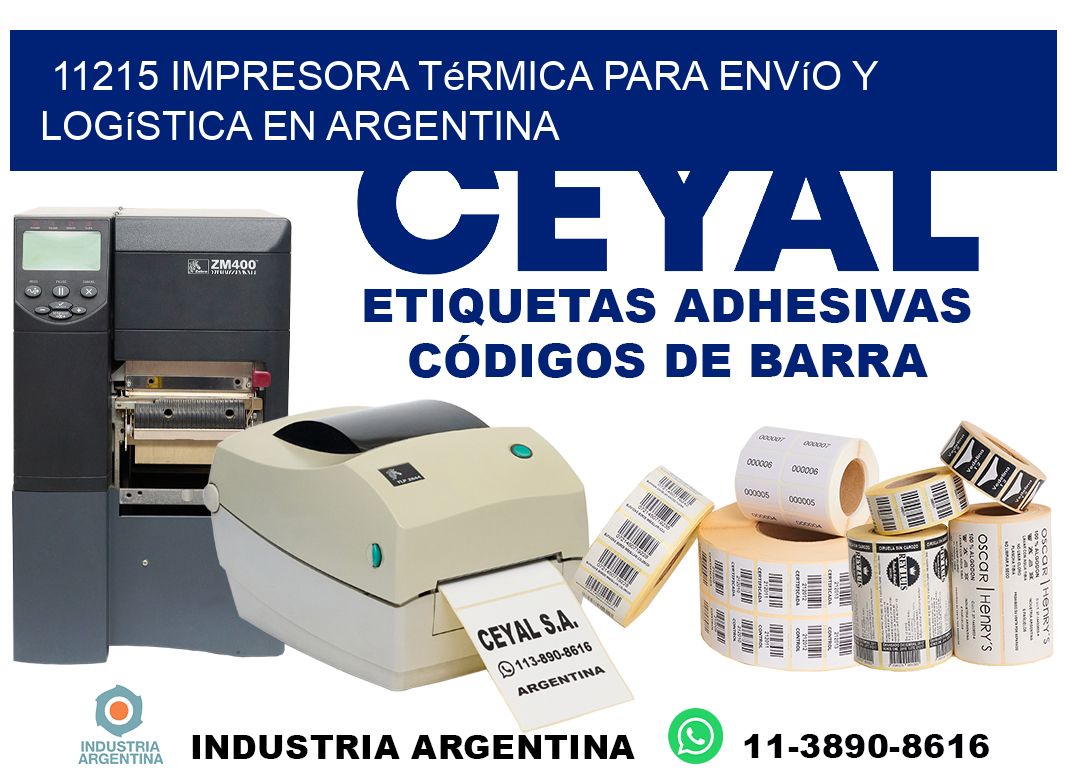 11215 impresora térmica para envío y logística en Argentina