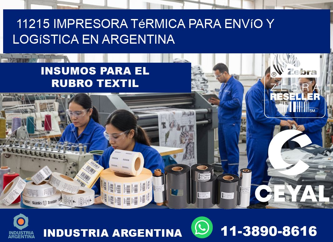 11215 impresora térmica para envío y logística en Argentina