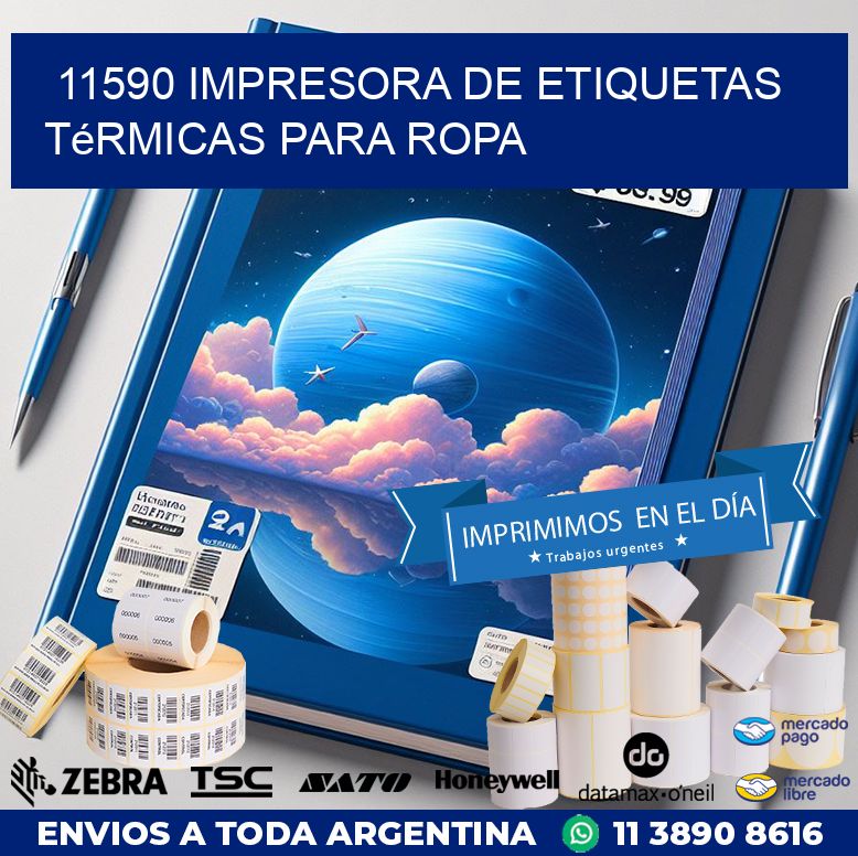 11590 impresora de etiquetas térmicas para ropa