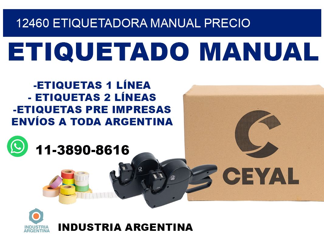 12460 etiquetadora manual precio