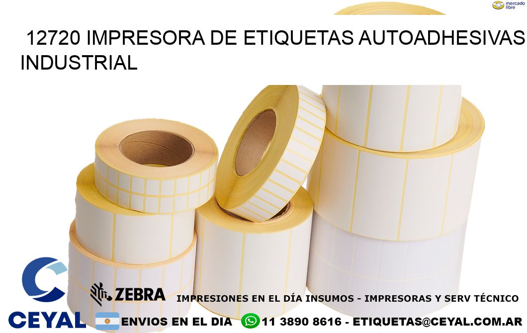 12720 Impresora de etiquetas autoadhesivas industrial