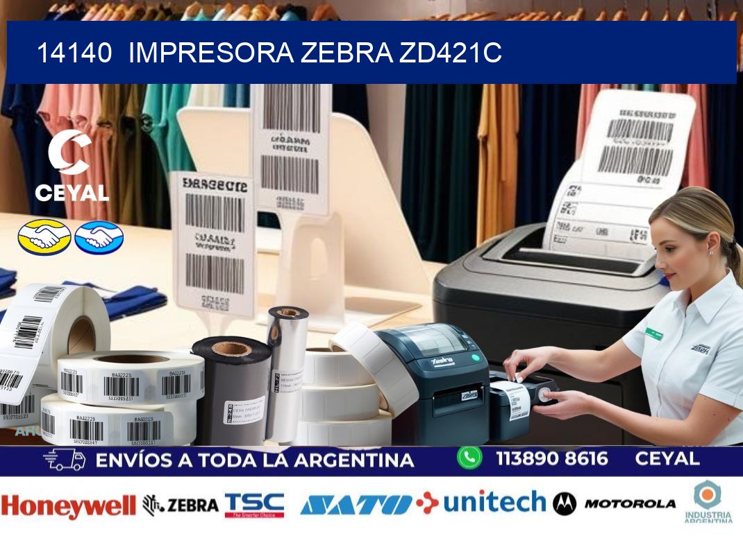 14140  Impresora Zebra zd421c