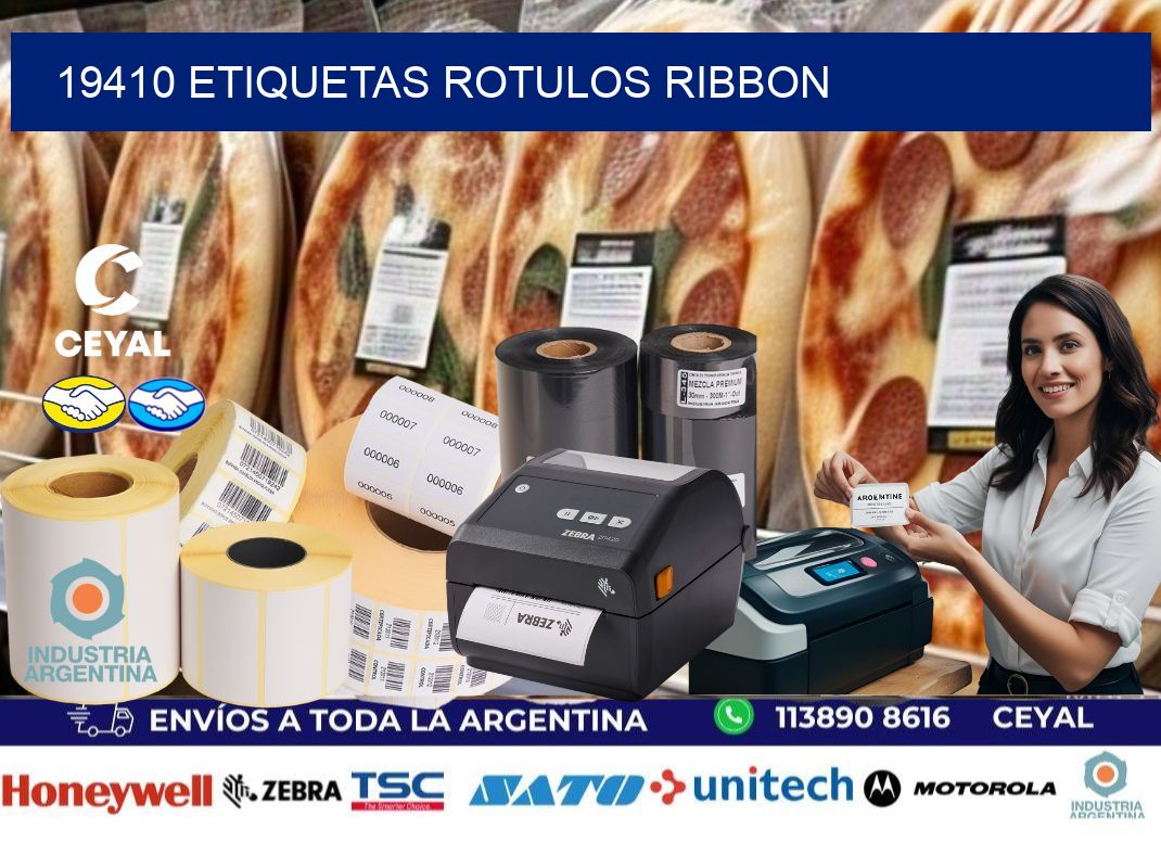 19410 Etiquetas rotulos ribbon