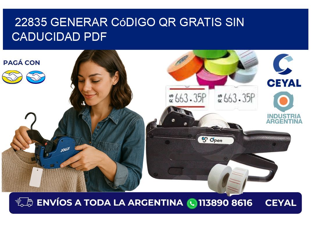 22835 Generar código QR gratis sin caducidad PDF