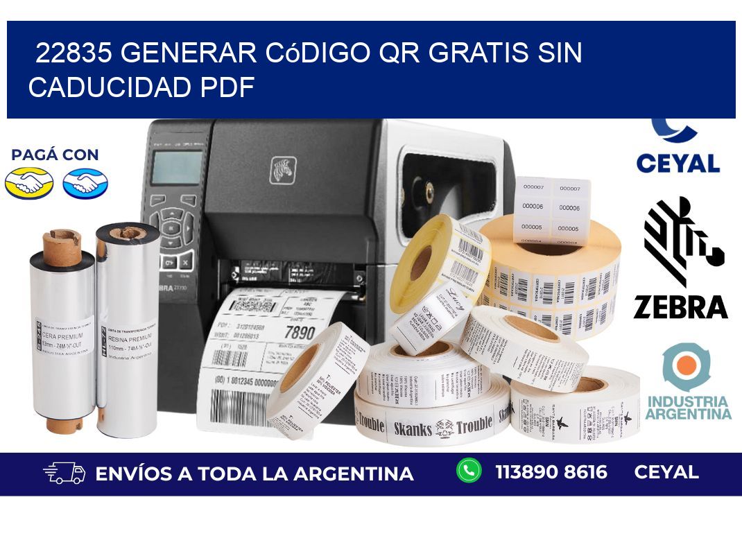 22835 Generar código QR gratis sin caducidad PDF
