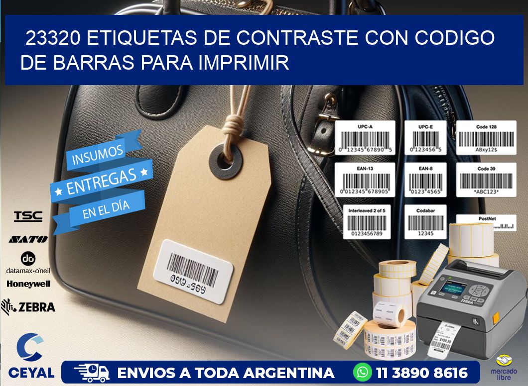 23320 etiquetas de contraste con codigo de barras para imprimir