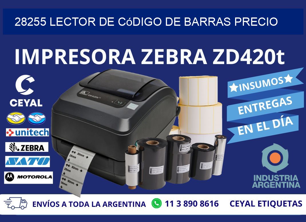 28255 Lector de código de barras precio
