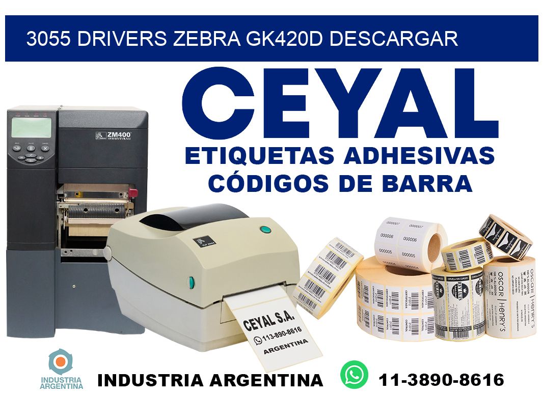 3055 drivers zebra gk420d descargar