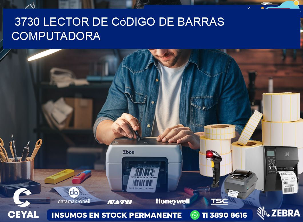 3730 Lector de código de barras computadora