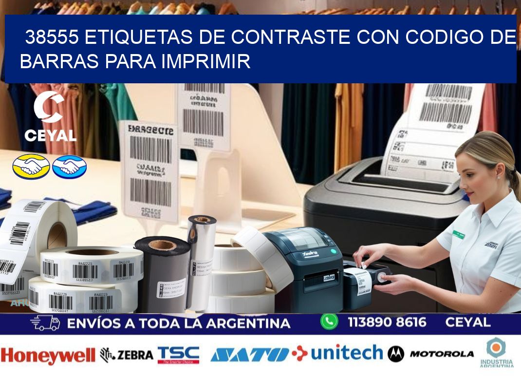 38555 etiquetas de contraste con codigo de barras para imprimir