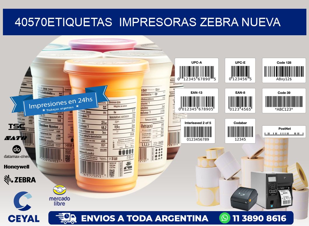 40570etiquetas  impresoras zebra nueva