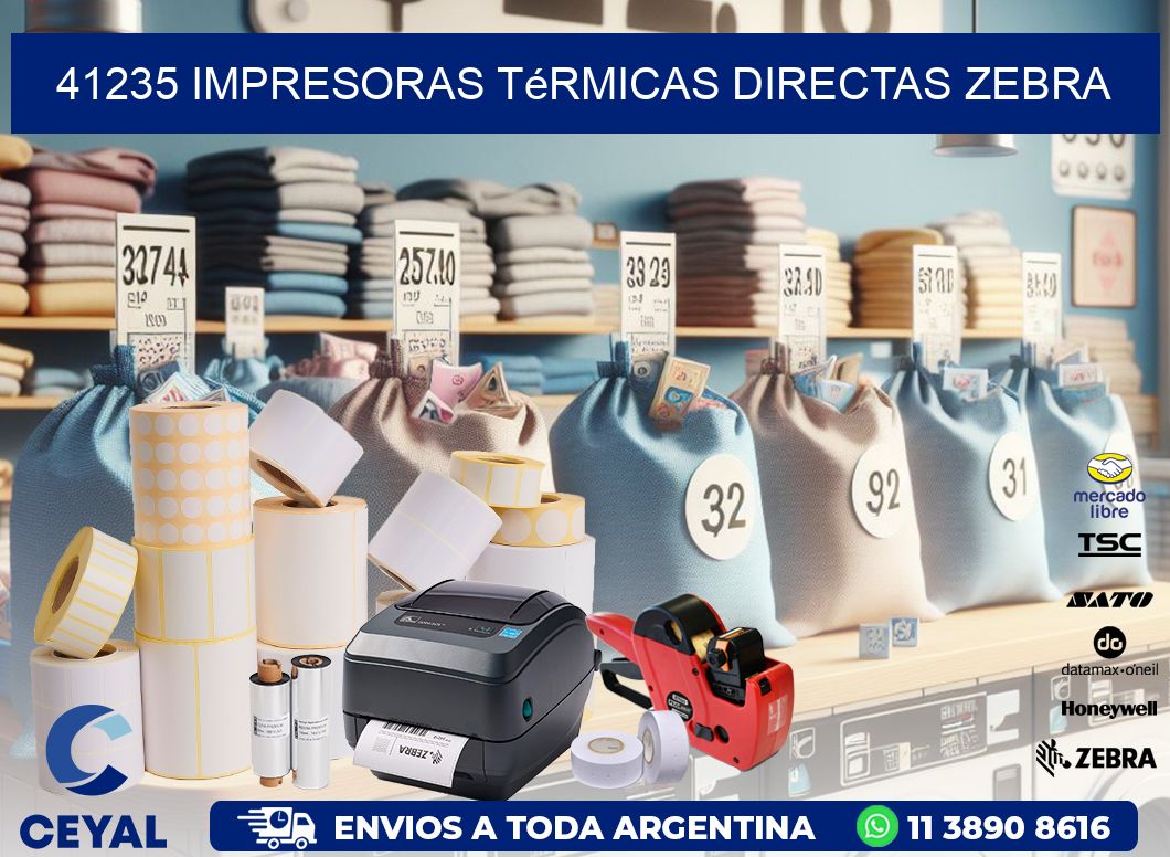 41235 impresoras térmicas directas zebra