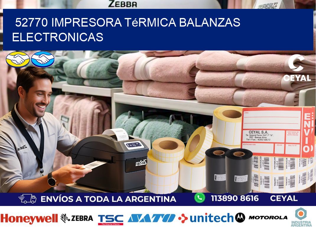 52770 impresora térmica balanzas electronicas