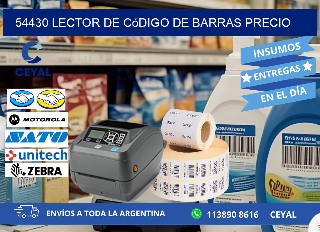 54430 Lector de código de barras precio