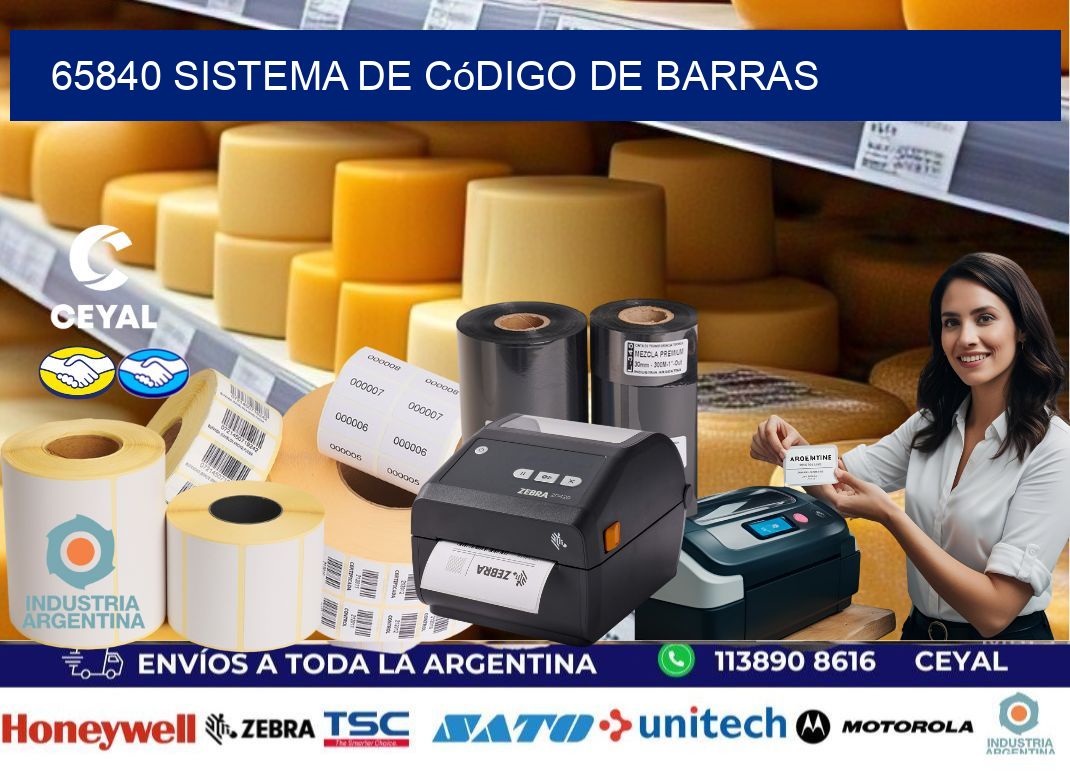 65840 Sistema de código de barras