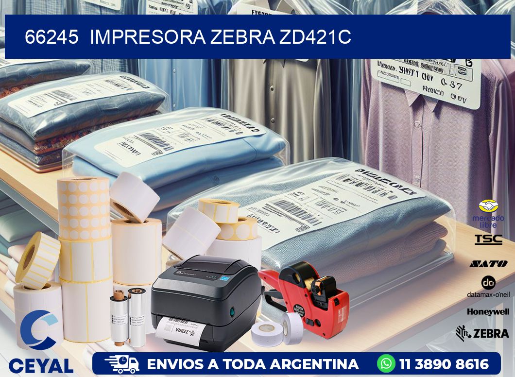 66245  Impresora Zebra zd421c