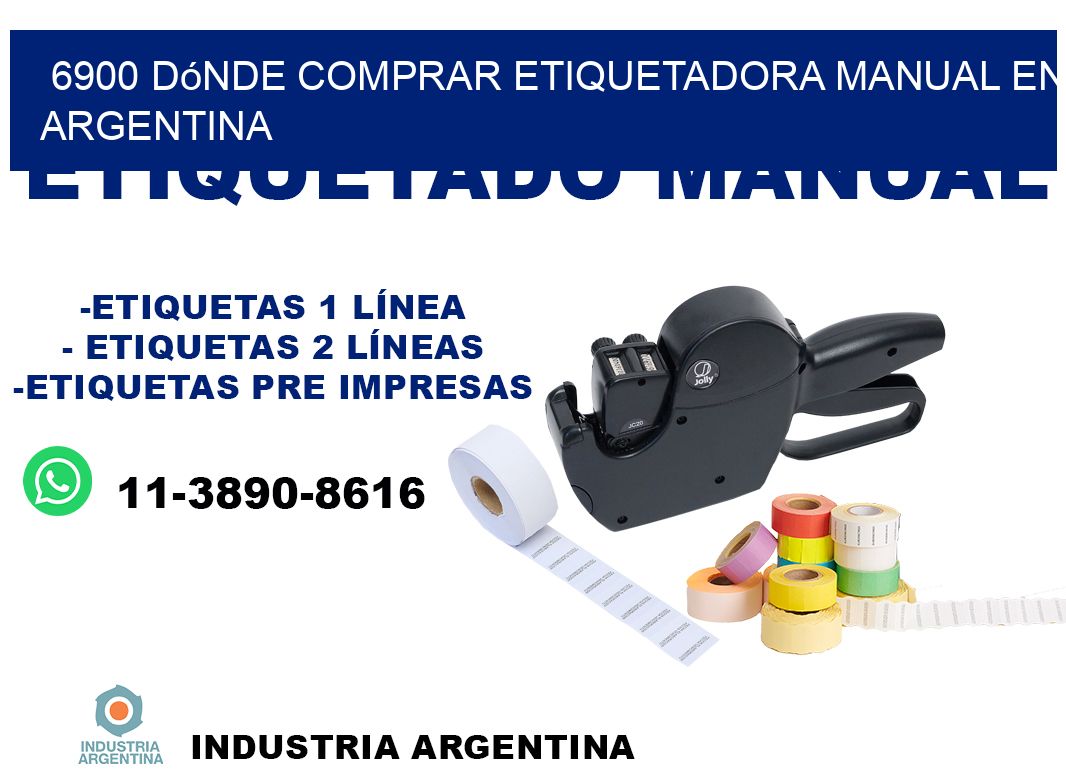 6900 dónde comprar etiquetadora manual en argentina