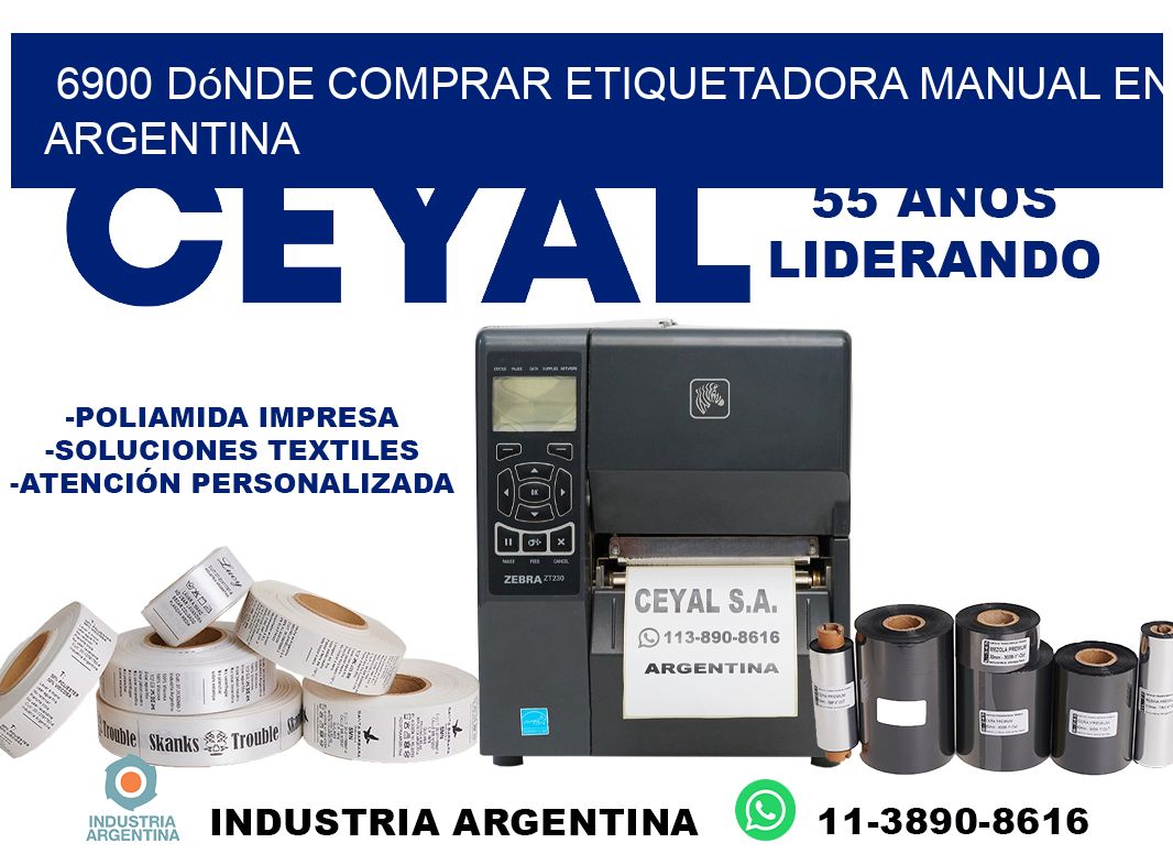 6900 dónde comprar etiquetadora manual en argentina