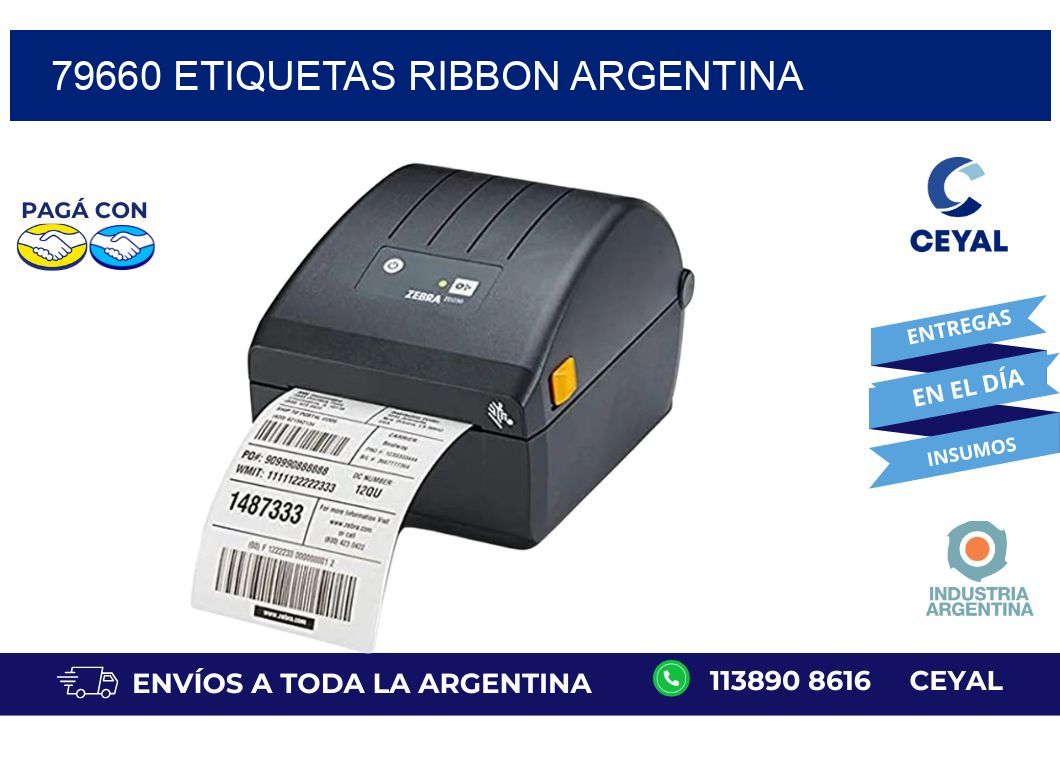 79660 etiquetas ribbon argentina