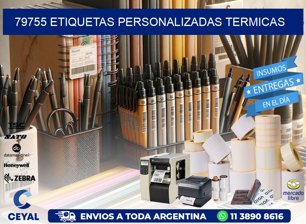 79755 Etiquetas personalizadas termicas