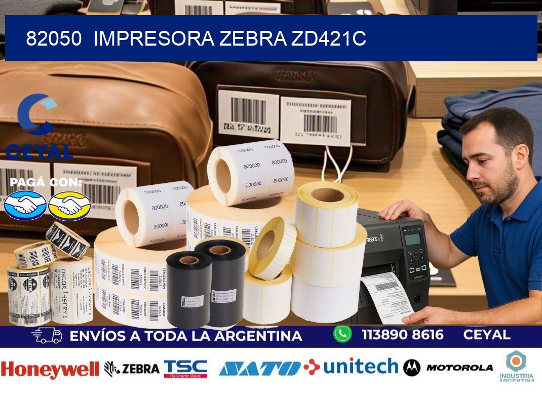 82050  Impresora Zebra zd421c