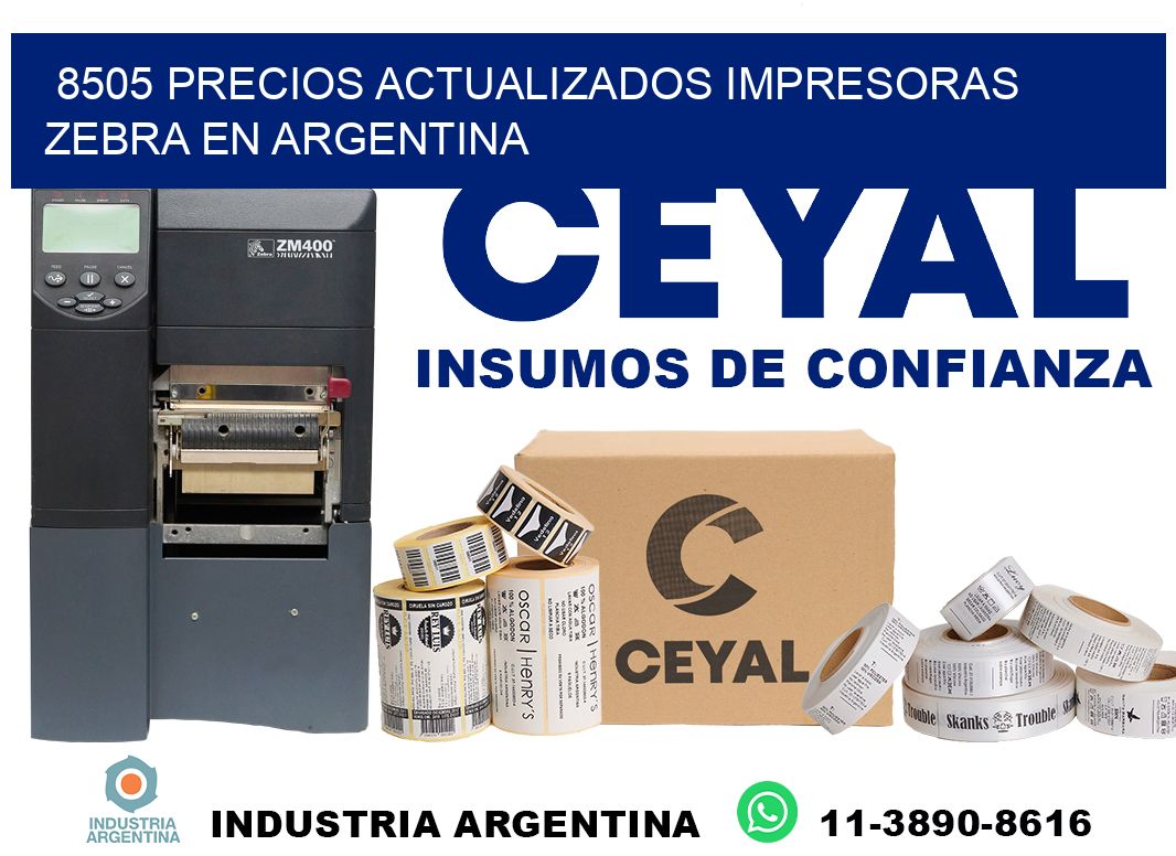 8505 precios actualizados impresoras zebra en argentina