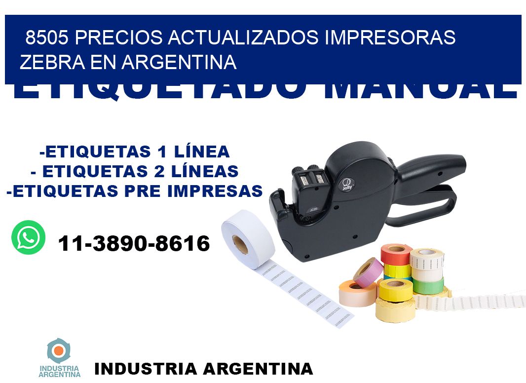 8505 precios actualizados impresoras zebra en argentina