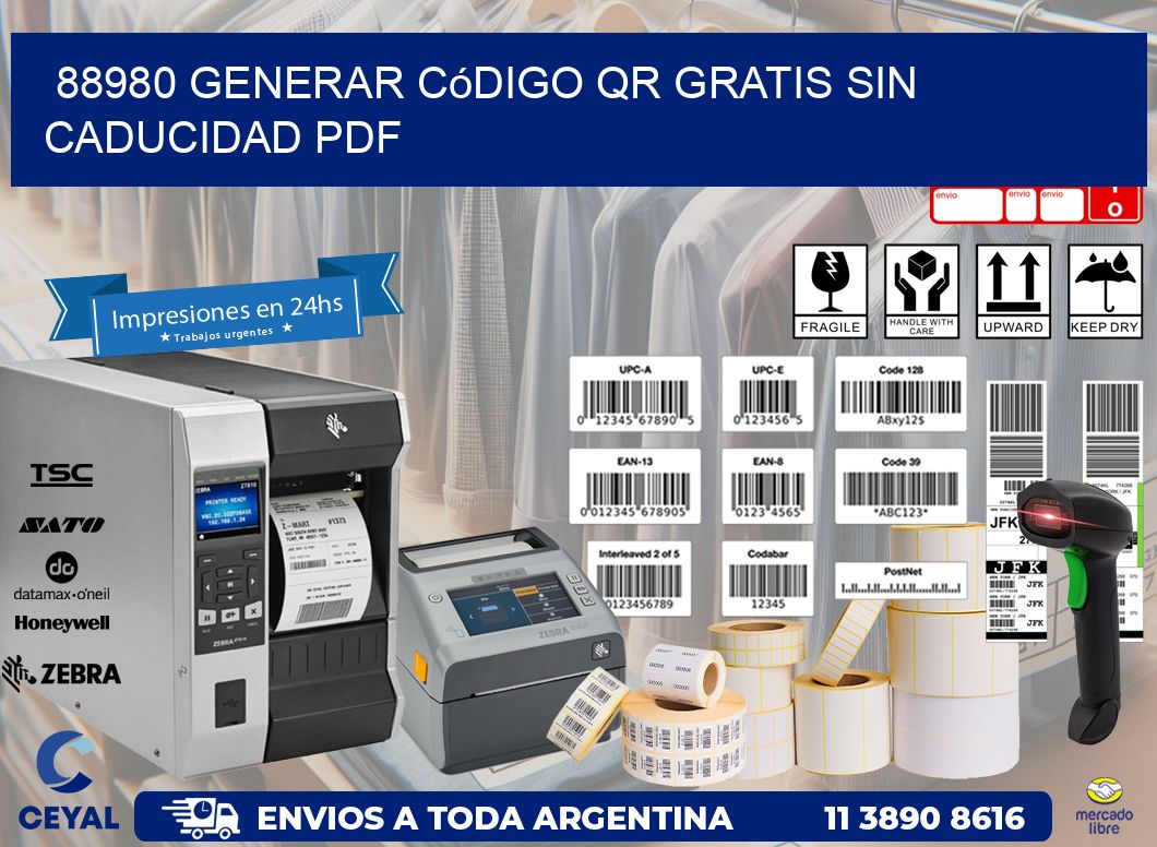 88980 Generar código QR gratis sin caducidad PDF