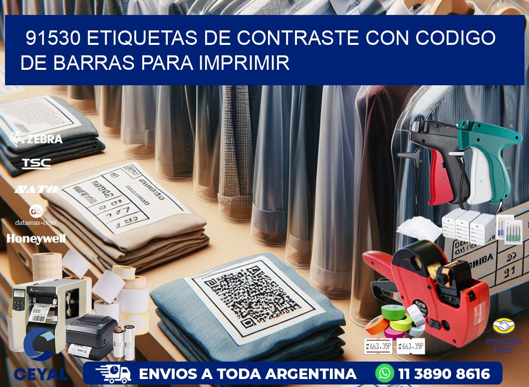 91530 etiquetas de contraste con codigo de barras para imprimir