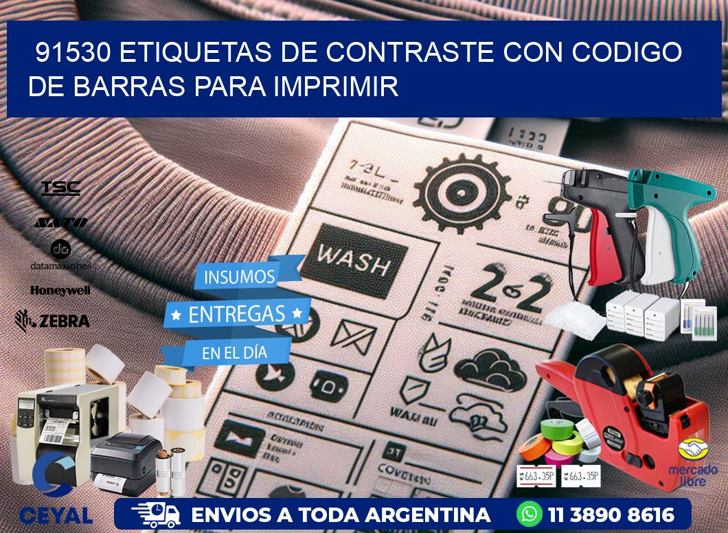 91530 etiquetas de contraste con codigo de barras para imprimir