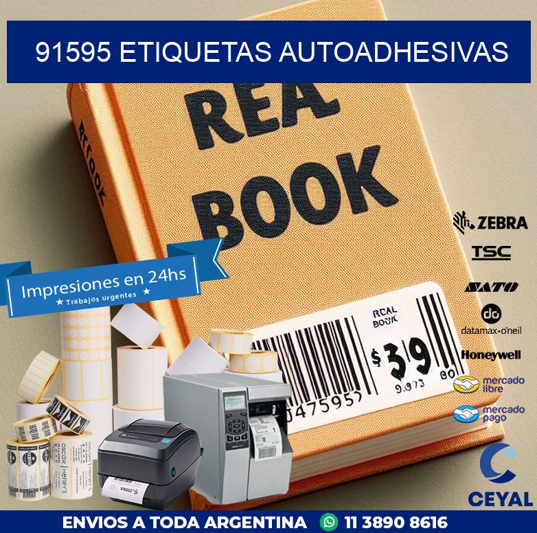 91595 Etiquetas autoadhesivas