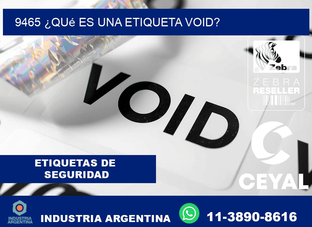 9465 ¿Qué es una etiqueta void?