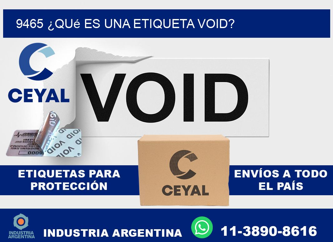 9465 ¿Qué es una etiqueta void?