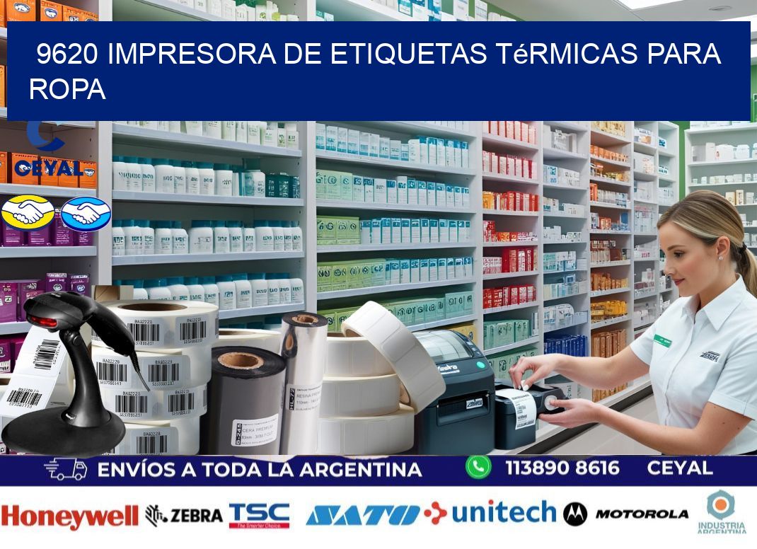 9620 impresora de etiquetas térmicas para ropa