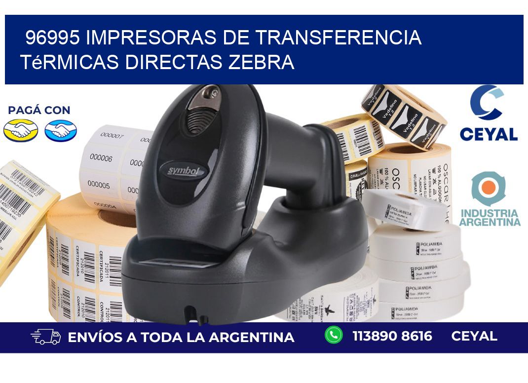 96995 impresoras de Transferencia térmicas directas zebra