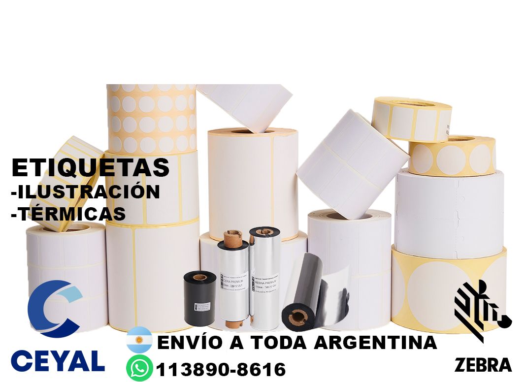 impresora zebra zd421 + 24030 etiquetas + ribbon