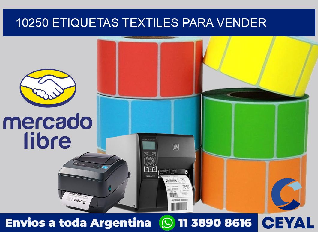 10250 Etiquetas textiles para vender