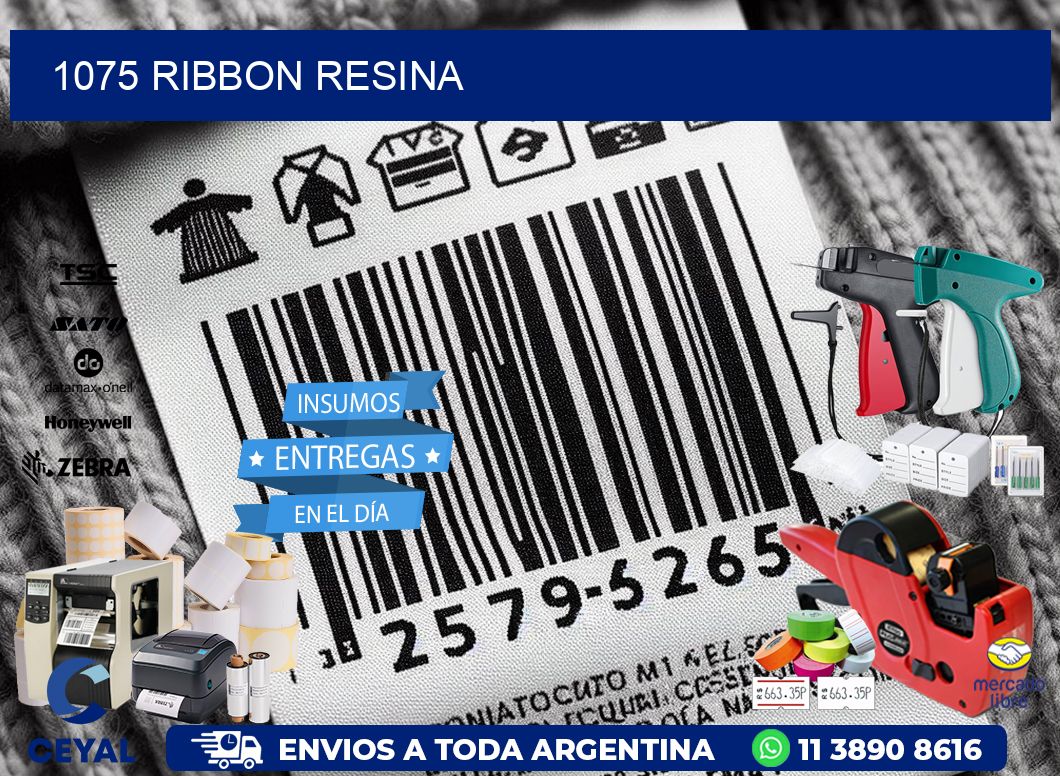 1075 ribbon resina
