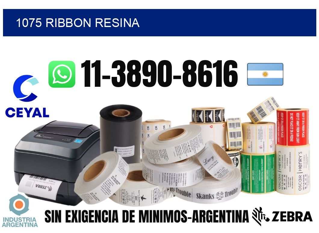 1075 ribbon resina