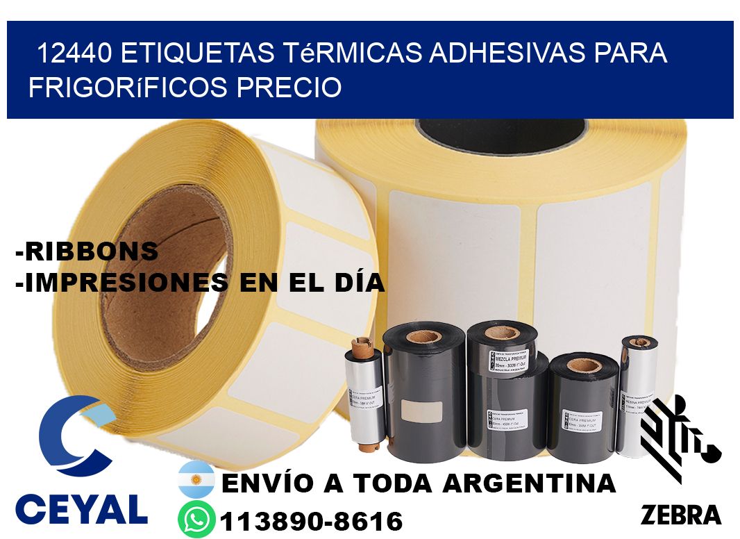12440 etiquetas térmicas adhesivas para frigoríficos precio