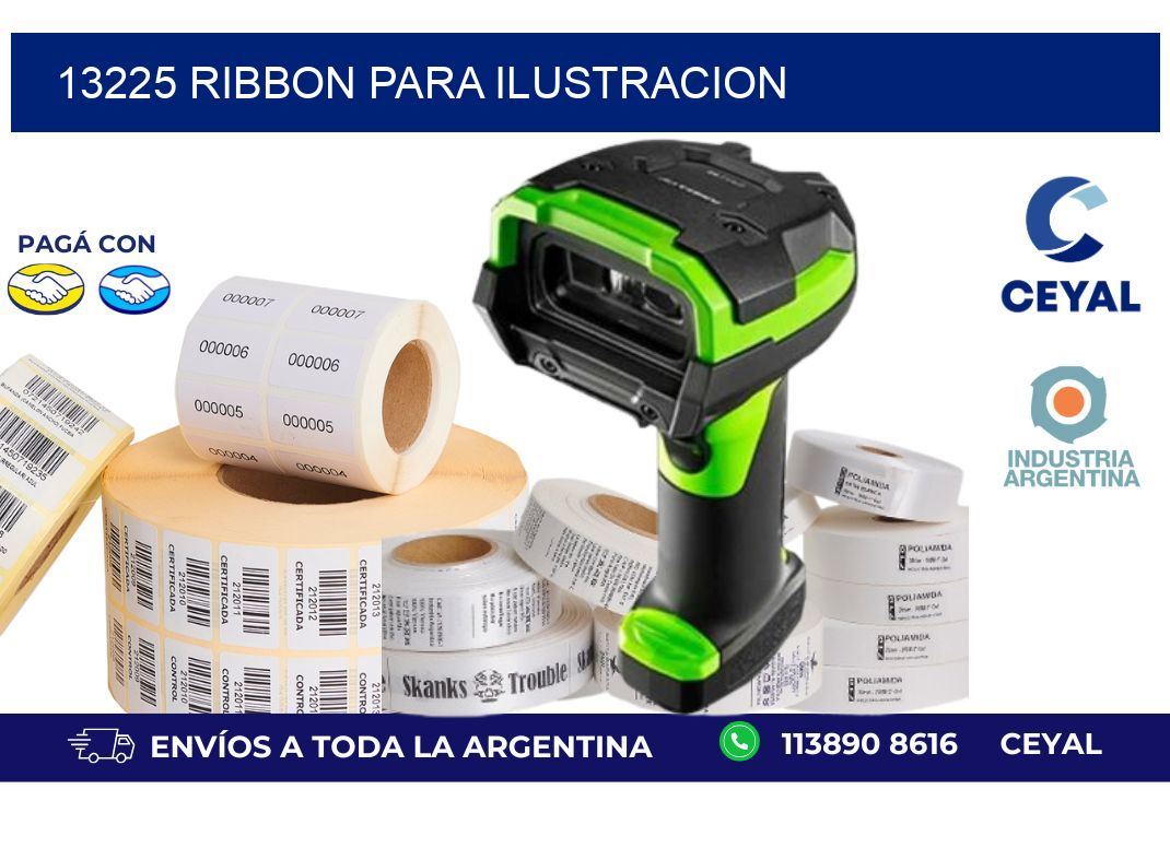 13225 ribbon para ilustracion